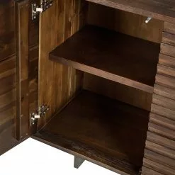 Studio Copenhagen Sideboard Kirley II - Akazie massiv - Akazie Dunkel -Büromöbel Verkaufsgeschäft 1000218073 210311 12040200016 DETAILS P000000001000218073