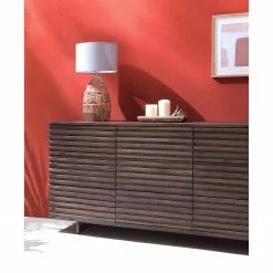 Studio Copenhagen Sideboard Kirley II - Akazie massiv - Akazie Dunkel -Büromöbel Verkaufsgeschäft 1000218073 210420 08101100013 DETAILS P000000001000218073