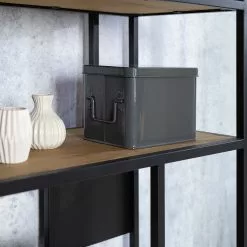 Studio Copenhagen Regal Flox II - Echtholzfurnier / Metall - Eiche / Schwarz -Büromöbel Verkaufsgeschäft 1000218118 211020 14272500053 DETAILS P000000001000218118