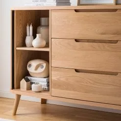 Mørteens Sideboard Hanck - Eiche teilmassiv -Büromöbel Verkaufsgeschäft 1000218269 210312 08415500003 DETAILS P000000001000218269