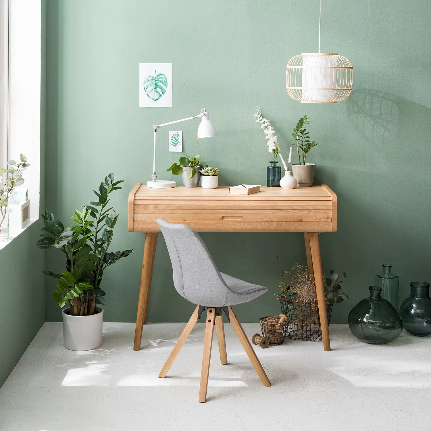 Mørteens Schreibtisch Hanck - Eiche teilmassiv 4 Mørteens Schreibtisch Hanck - Eiche teilmassiv – Bild 2