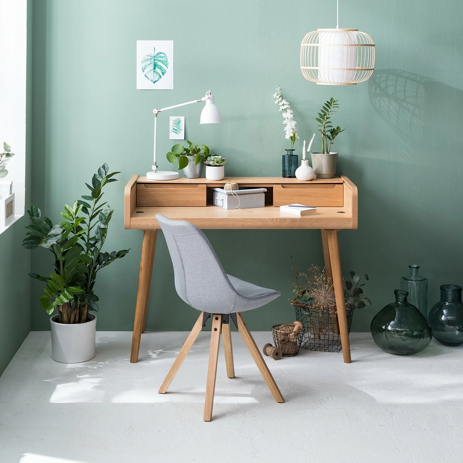 Mørteens Schreibtisch Hanck - Eiche teilmassiv 5 Mørteens Schreibtisch Hanck - Eiche teilmassiv – Bild 3