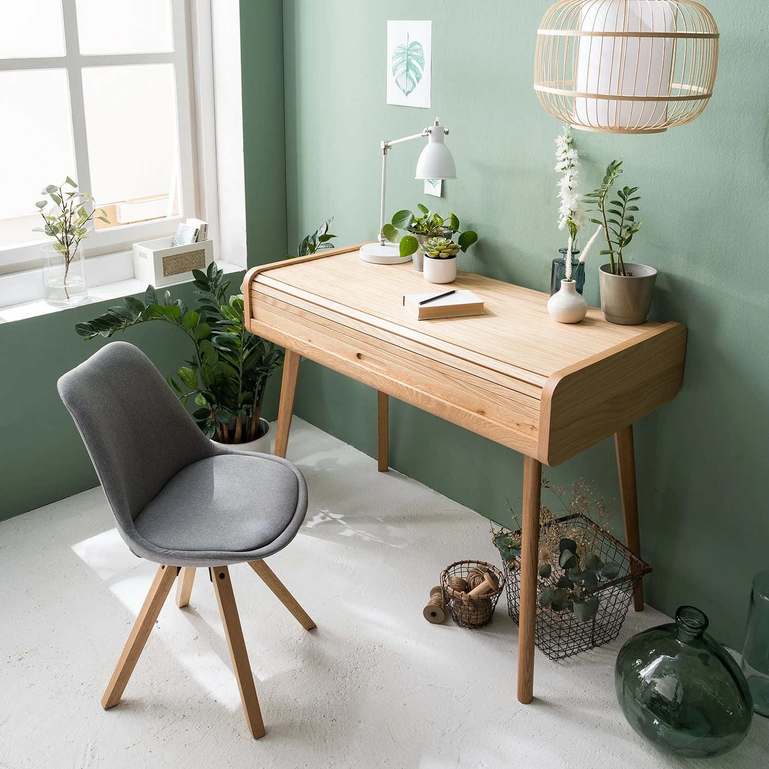 Mørteens Schreibtisch Hanck - Eiche teilmassiv 6 Mørteens Schreibtisch Hanck - Eiche teilmassiv – Bild 4