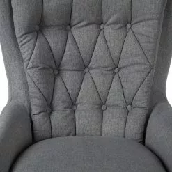 Jack & Alice Bürosessel Bracon II - Flachgewebe / Nylon - Dunkelgrau / Schwarz -Büromöbel Verkaufsgeschäft 1000218350 220330 055 DETAILS P000000001000218350