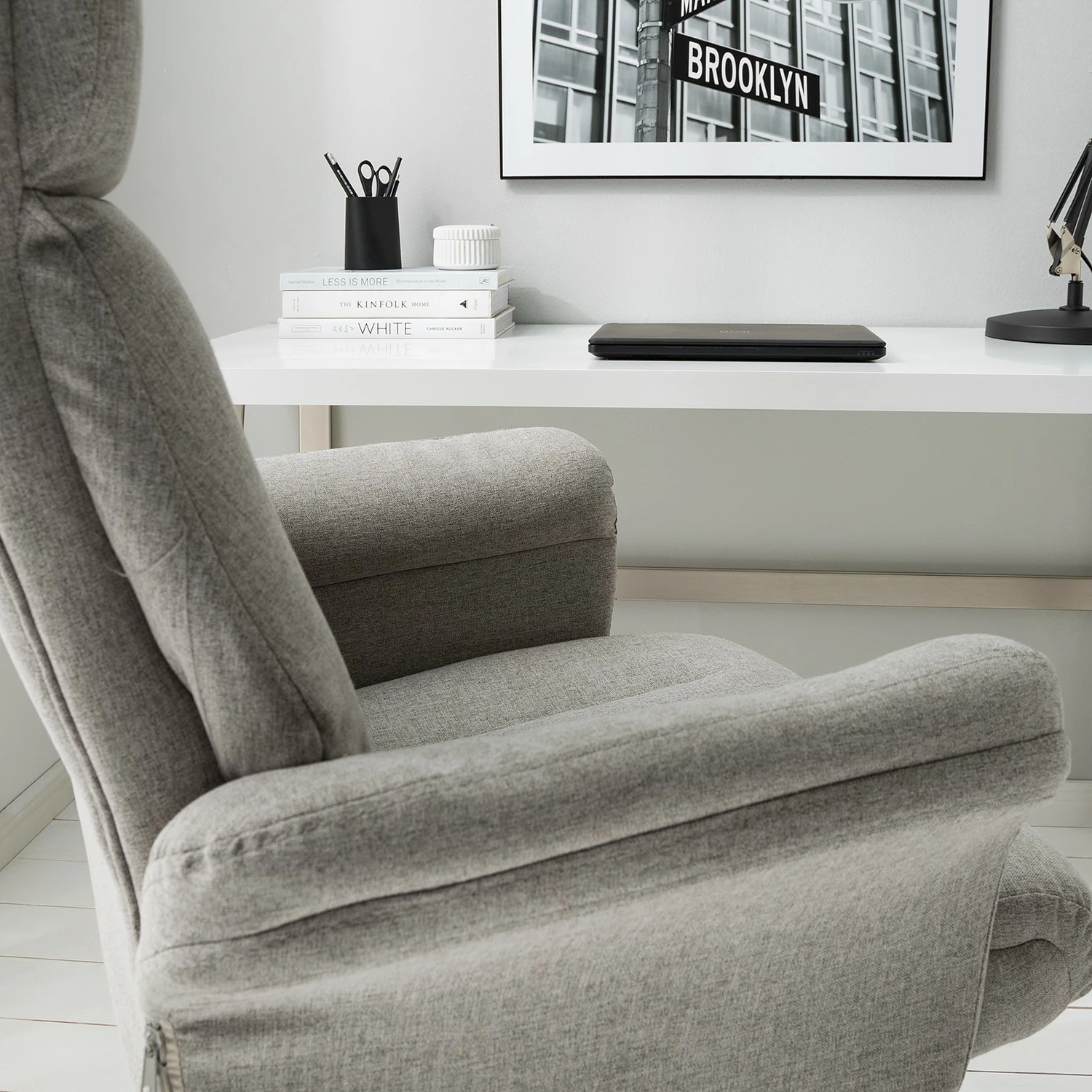 Furnitive Bürostuhl Barking - Lichtgrau 29 Furnitive Bürostuhl Barking - Lichtgrau – Bild 27