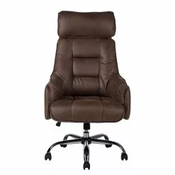 Furnitive Bürostuhl Grately - Microfaser / Nylon - Braun / Schwarz -Büromöbel Verkaufsgeschäft 1000218362 220330 030 DETAILS P000000001000218362