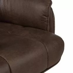 Furnitive Bürostuhl Grately - Microfaser / Nylon - Braun / Schwarz -Büromöbel Verkaufsgeschäft 1000218362 220330 066 DETAILS P000000001000218362