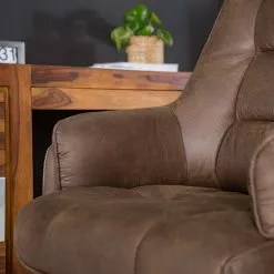 Furnitive Bürostuhl Grately - Microfaser / Nylon - Braun / Schwarz -Büromöbel Verkaufsgeschäft 1000218362 220623 022 MOOD DETAILS P000000001000218362 mood