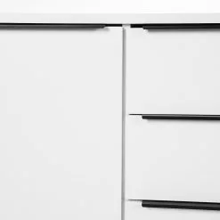 Fredriks Sideboard White Hall II - Matt Weiß / Schwarz 32 Fredriks Sideboard White Hall II - Matt Weiß / Schwarz -Büromöbel Verkaufsgeschäft 1000218367 210420 13405500006 DETAILS P000000001000218367