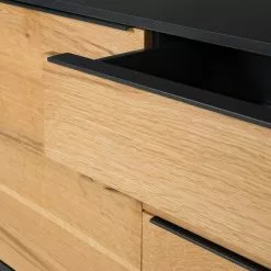 Red Living Sideboard Barview I - Echtholzfurnier - Eiche / Anthrazit -Büromöbel Verkaufsgeschäft 1000218372 210420 14110700008 DETAILS P000000001000218372