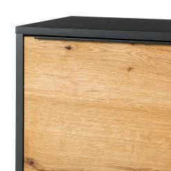 Red Living Sideboard Barview I - Echtholzfurnier - Eiche / Anthrazit -Büromöbel Verkaufsgeschäft 1000218372 210420 14110900009 DETAILS P000000001000218372