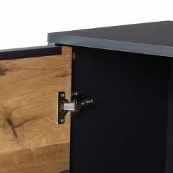 Red Living Sideboard Barview I - Echtholzfurnier - Eiche / Anthrazit -Büromöbel Verkaufsgeschäft 1000218372 210420 14111000010 DETAILS P000000001000218372