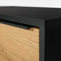 Red Living Sideboard Barview I - Echtholzfurnier - Eiche / Anthrazit -Büromöbel Verkaufsgeschäft 1000218372 210420 14111200011 DETAILS P000000001000218372