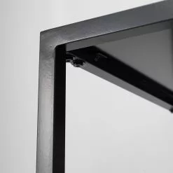 Fredriks Regal White Hall - Matt Weiß / Schwarz -Büromöbel Verkaufsgeschäft 1000218374 210316 08015000005 DETAILS P000000001000218374