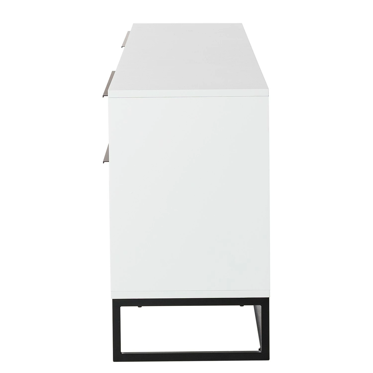 Fredriks Lowboard White Hall II - Matt Weiß / Schwarz 8 Fredriks Lowboard White Hall II - Matt Weiß / Schwarz – Bild 6