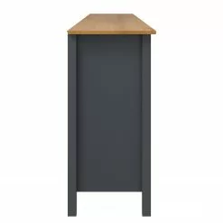 Maison Belfort Sideboard Rivery III - Kiefer massiv - Anthrazit -Büromöbel Verkaufsgeschäft 1000218440 210128 06175600049 DETAILS P000000001000218440