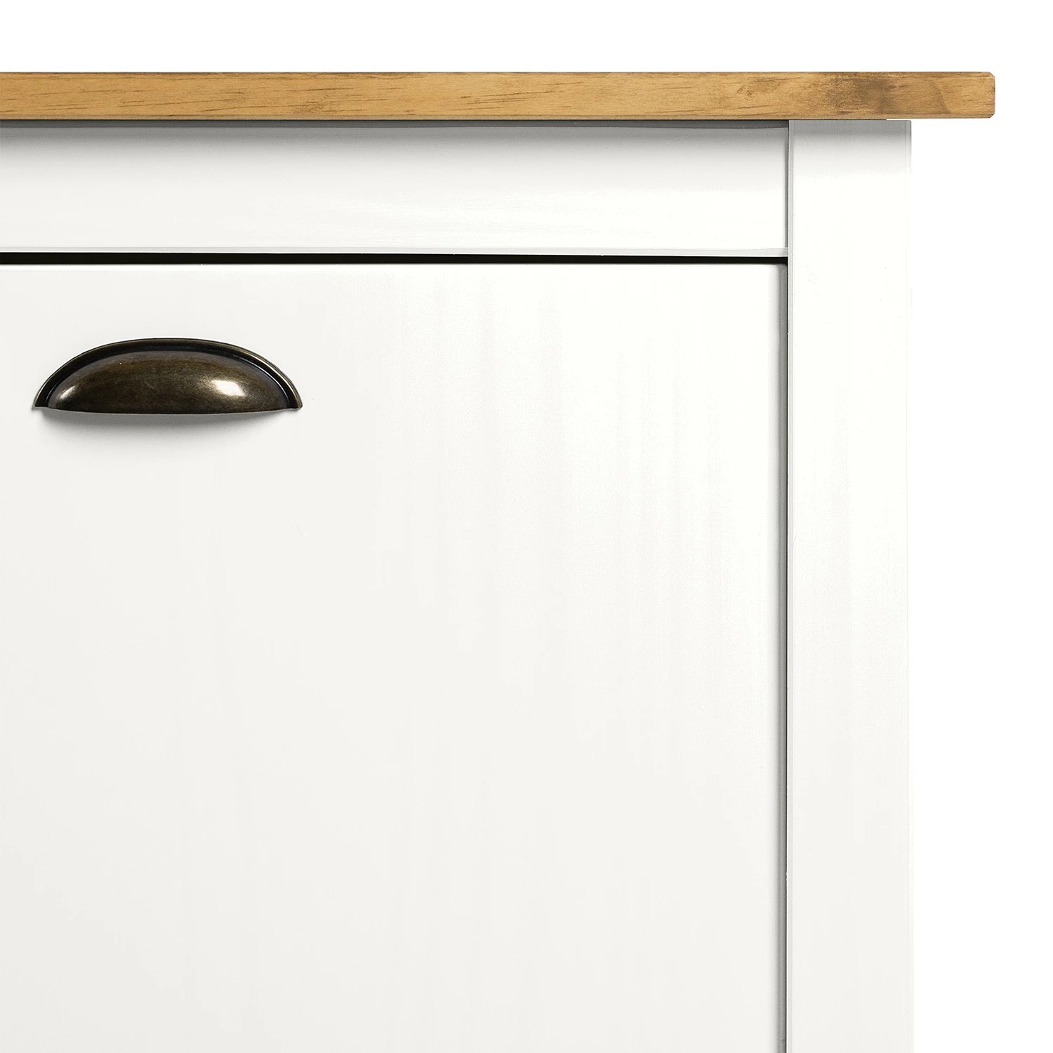 Maison Belfort Sideboard Rivery III - Kiefer massiv - Weiß 10 Maison Belfort Sideboard Rivery III - Kiefer massiv - Weiß – Bild 8