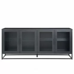 Ars manufacti Sideboard Kayys - Glas / Metall - Schwarz 25 Ars manufacti Sideboard Kayys - Glas / Metall - Schwarz -Büromöbel Verkaufsgeschäft 1000219025 210121 07302200026 DETAILS P000000001000219025