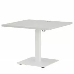 Maja Möbel Schreibtisch eDJUST IV - (höhenverstellbar) - Platingrau