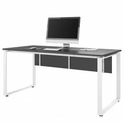Maja Möbel Schreibtisch Trendo - Anthrazit / Weiß - Breite: 180 cm -Büromöbel Verkaufsgeschäft 1000220600 200824 06313100093 DETAILS P000000001000220600