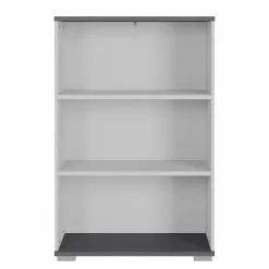 Germania Aktenregal GW-Profi 2.0 - Hellgrau / Graphit - Höhe: 123 cm -Büromöbel Verkaufsgeschäft 1000222868 200821 11191700031 DETAILS P000000001000222868