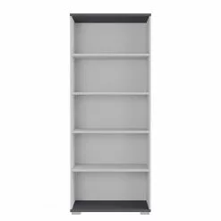 Germania Aktenregal GW-Profi 2.0 - Hellgrau / Graphit - Höhe: 200 cm -Büromöbel Verkaufsgeschäft 1000222869 200821 11192600040 DETAILS P000000001000222869