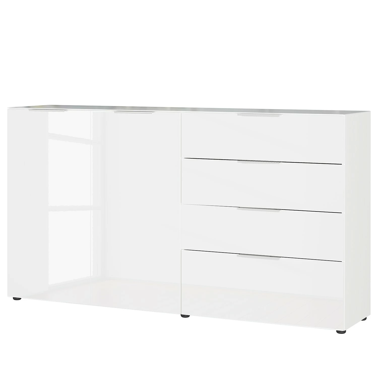 Germania Sideboard Oakland II - Glas - Weiß 3 Germania Sideboard Oakland II - Glas - Weiß