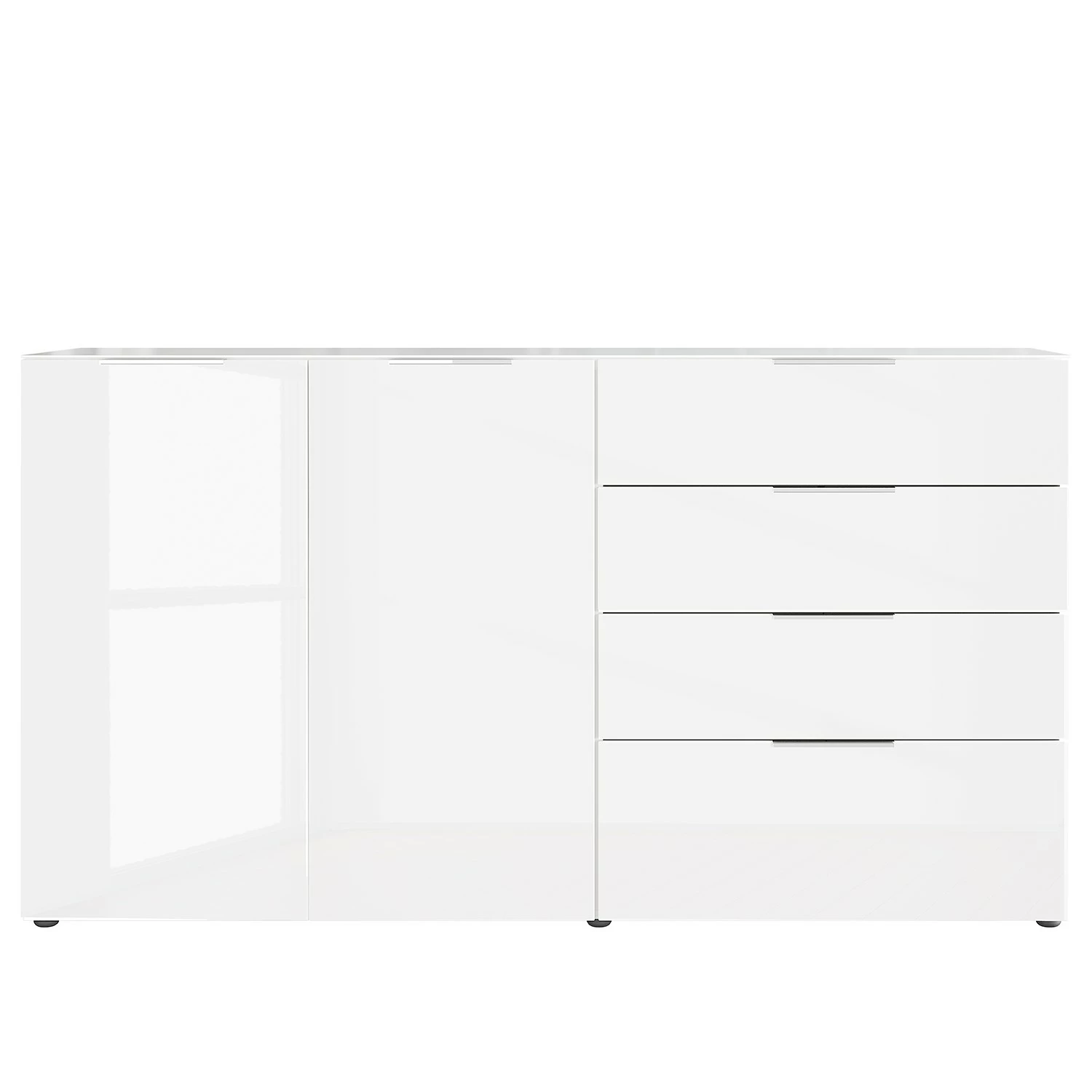 Germania Sideboard Oakland II - Glas - Weiß 6 Germania Sideboard Oakland II - Glas - Weiß – Bild 4