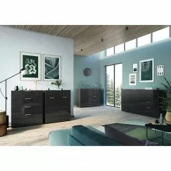 Germania Sideboard Oakland I - Glas - Schwarz 10 Germania Sideboard Oakland I - Glas - Schwarz -Büromöbel Verkaufsgeschäft 1000223285 200826 06241900067 MOOD DETAILS P000000001000223285 mood