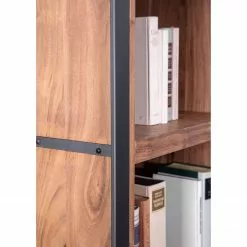 Ars manufacti Regal Leyma II - Rattan / Akazie massiv - Akazie / Anthrazit -Büromöbel Verkaufsgeschäft 1000223496 200826 12361700090 DETAILS P000000001000223496