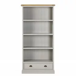 Maison Belfort Regal Lavalle - Kiefer teilmassiv - Kiefer / Hellgrau -Büromöbel Verkaufsgeschäft 1000224204 210623 13275600017 DETAILS P000000001000224204