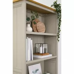 Maison Belfort Regal Lavalle - Kiefer teilmassiv - Kiefer / Hellgrau -Büromöbel Verkaufsgeschäft 1000224204 210723 09290000019 DETAILS P000000001000224204