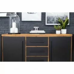 Ars manufacti Sideboard Urban Industry IV - Akazie teilmassiv / Metall - Akazie / Schwarz 26 Ars manufacti Sideboard Urban Industry IV - Akazie teilmassiv / Metall - Akazie / Schwarz -Büromöbel Verkaufsgeschäft 1000224216 220114 134352000041 DETAILS P000000001000224216