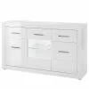Loftscape Sideboard Bricktown I - Hochglanz Weiß / Matt Weiß -Büromöbel Verkaufsgeschäft 1000224389 200904 12212800051 IMAGE P000000001000224389