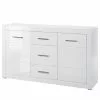 Loftscape Sideboard Bricktown II - Hochglanz Weiß / Matt Weiß -Büromöbel Verkaufsgeschäft 1000224403 200904 12223300085 IMAGE P000000001000224403