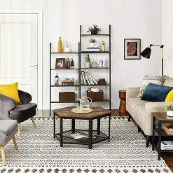 Red Living Leiterregal Crosshill II - Braun / Schwarz -Büromöbel Verkaufsgeschäft 1000226190 200922 17383600065 MOOD DETAILS P000000001000226190 mood