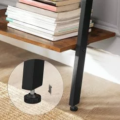 Red Living Leiterregal Crosshill I - Braun / Schwarz -Büromöbel Verkaufsgeschäft 1000226210 200922 17391000151 DETAILS P000000001000226210