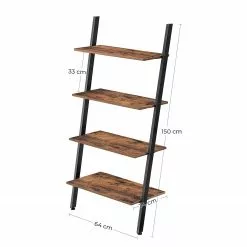 Red Living Leiterregal Crosshill I - Braun / Schwarz -Büromöbel Verkaufsgeschäft 1000226210 200922 17391200154 SKETCH DETAILS P000000001000226210 sketch