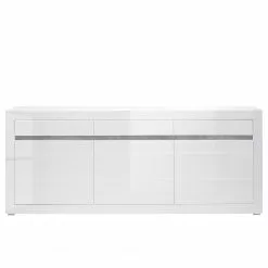 Loftscape Sideboard Cape Ann I - Hochglanz Weiß / Matt Weiß -Büromöbel Verkaufsgeschäft 1000226252 200923 15531800055 DETAILS P000000001000226252