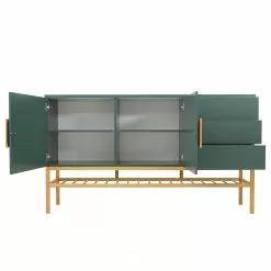 Tenzo Sideboard Scoop - Eiche teilmassiv - Dunkelgrün 16 Tenzo Sideboard Scoop - Eiche teilmassiv - Dunkelgrün -Büromöbel Verkaufsgeschäft 1000226392 201006 12073800133 DETAILS P000000001000226392