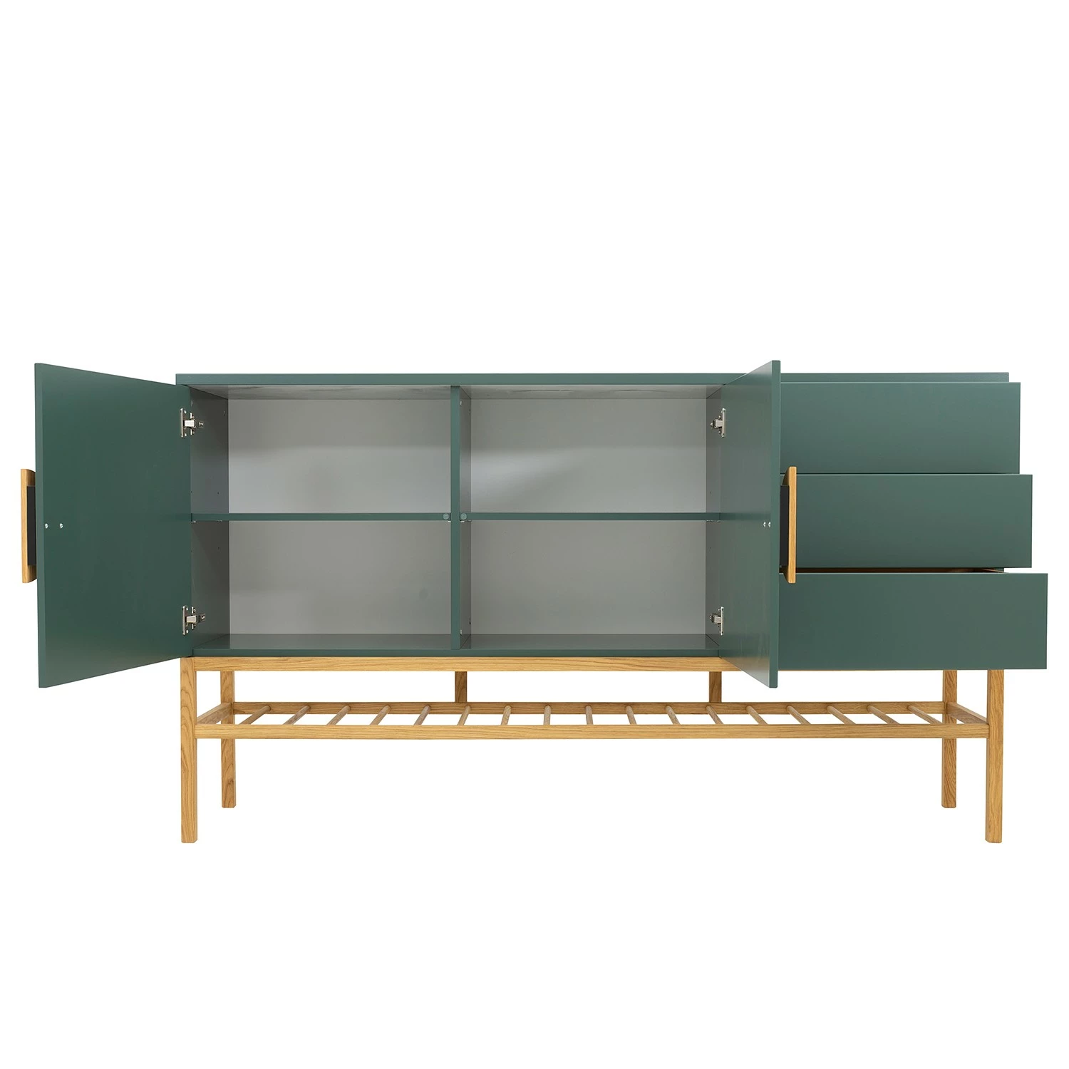 Tenzo Sideboard Scoop - Eiche teilmassiv - Dunkelgrün 7 Tenzo Sideboard Scoop - Eiche teilmassiv - Dunkelgrün – Bild 5