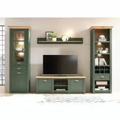 Norrwood Regal Cardet I - Moosgrün / Eiche Wotan Dekor -Büromöbel Verkaufsgeschäft 1000227558 201016 13033400037 MOOD DETAILS P000000001000227558 mood