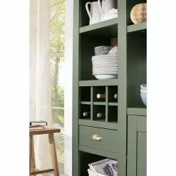 Norrwood Regal Cardet I - Moosgrün / Eiche Wotan Dekor -Büromöbel Verkaufsgeschäft 1000227558 201016 13034100043 DETAILS P000000001000227558