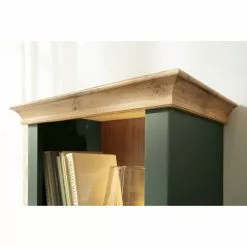 Norrwood Regal Cardet I - Moosgrün / Eiche Wotan Dekor -Büromöbel Verkaufsgeschäft 1000227558 201016 13034200044 DETAILS P000000001000227558