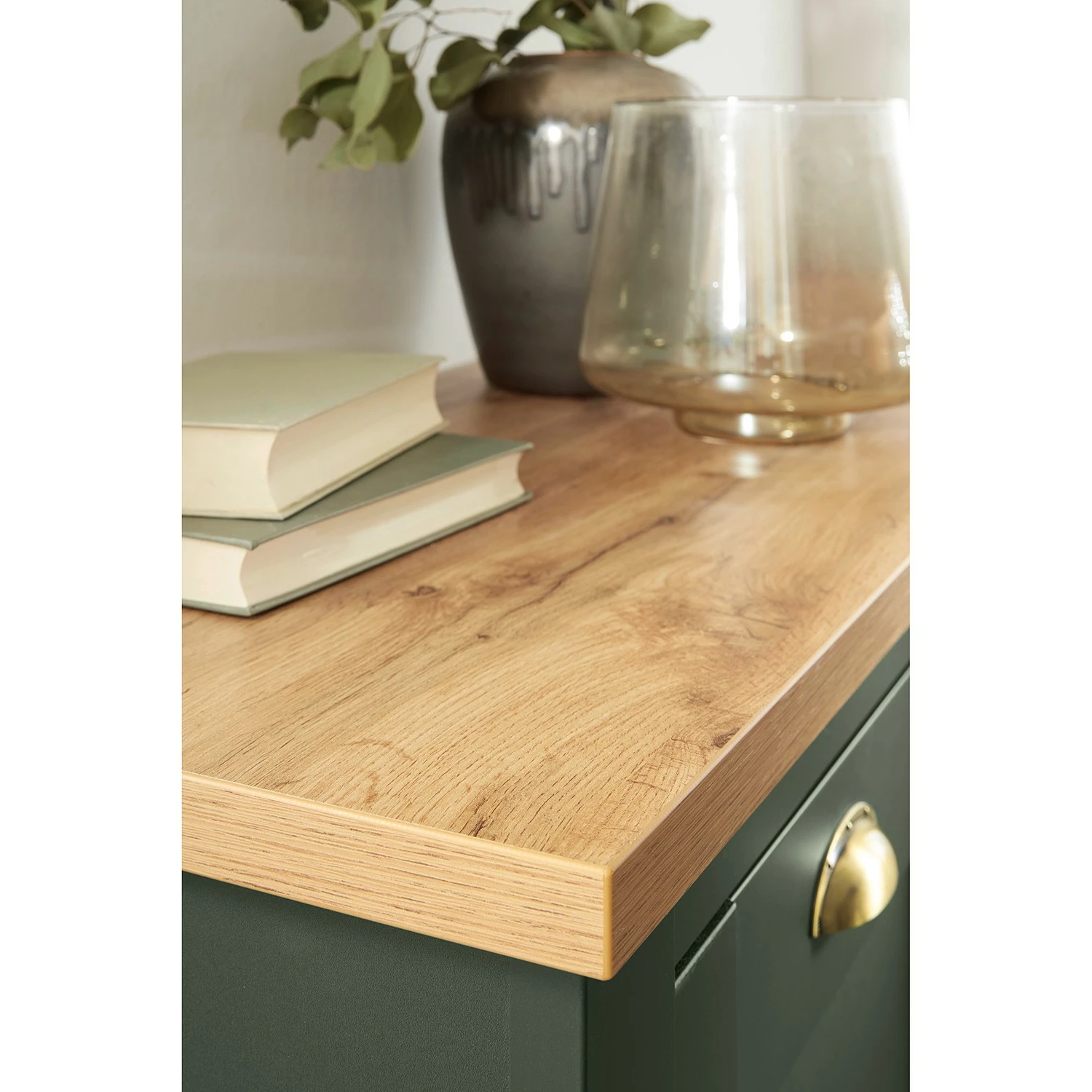 Norrwood Sideboard Cardet - Moosgrün / Eiche Wotan Dekor 9 Norrwood Sideboard Cardet - Moosgrün / Eiche Wotan Dekor – Bild 7