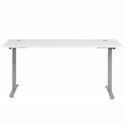 Furnitive Schreibtisch Vernas II - Kreideweiß / Silber -Büromöbel Verkaufsgeschäft 1000227849 201021 16261500036 DETAILS P000000001000227849