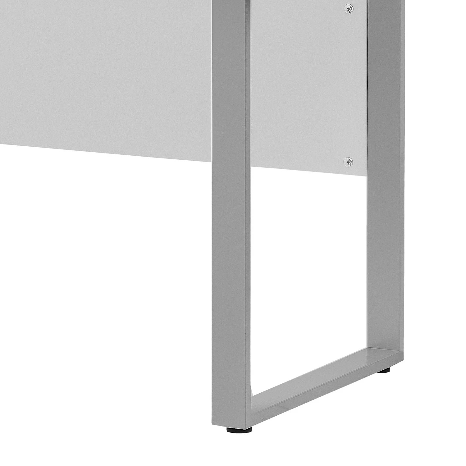 Furnitive Schreibtisch Vernas I - Kreideweiß / Silber 7 Furnitive Schreibtisch Vernas I - Kreideweiß / Silber – Bild 5