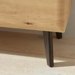 Loftscape Kommode Tornac - Eiche Artisan Dekor / Schwarz -Büromöbel Verkaufsgeschäft 1000228645 201028 06340000095 DETAILS P000000001000228645