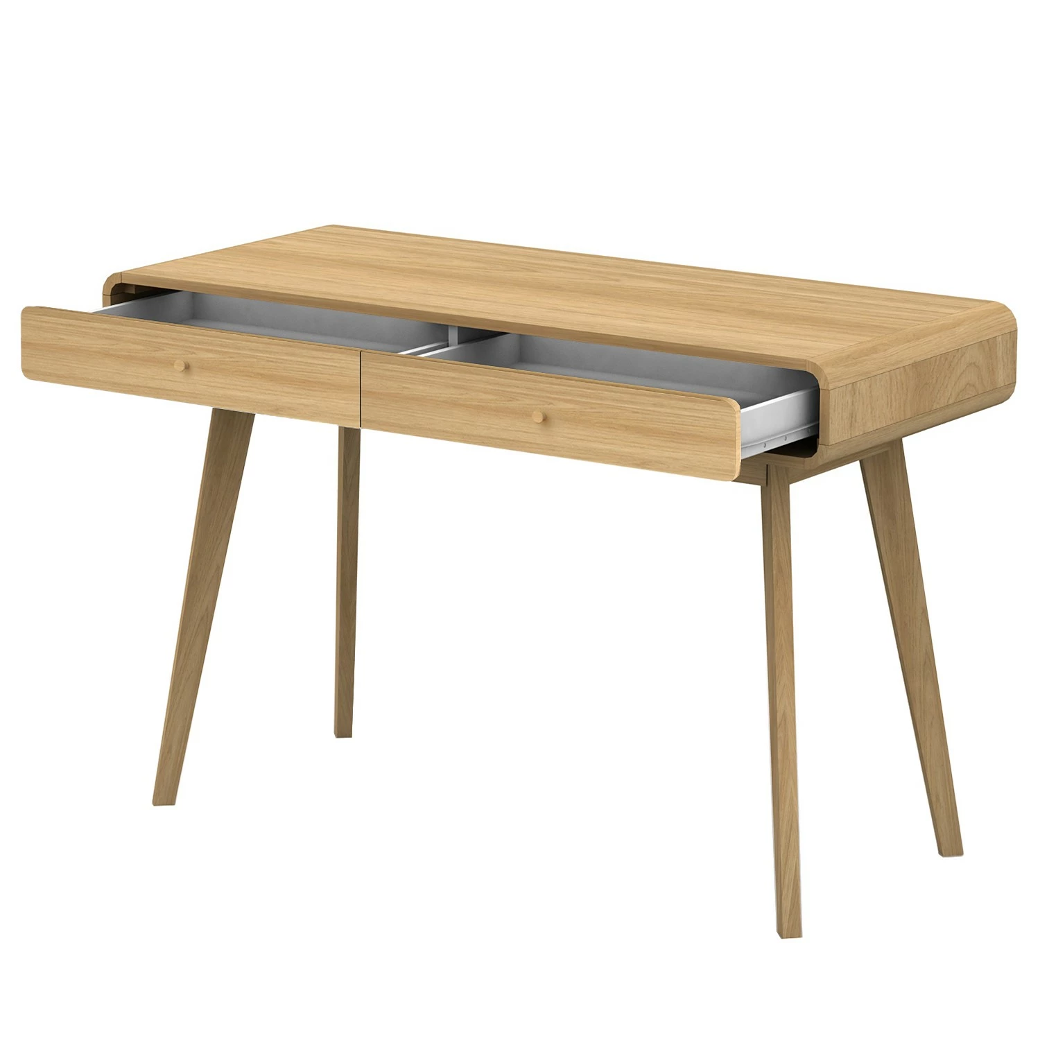 Norrwood Schreibtisch Piana - Eiche 4 Norrwood Schreibtisch Piana - Eiche – Bild 2