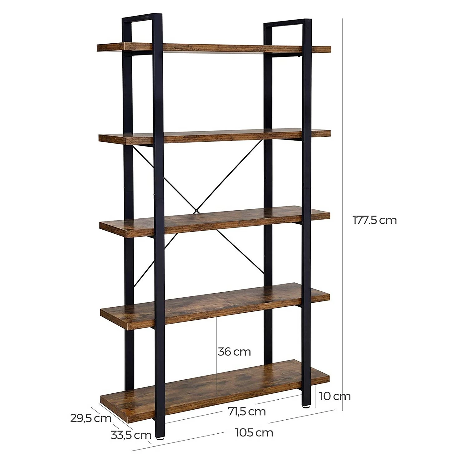 Red Living Regal Leesville II - Braun / Schwarz 9 Red Living Regal Leesville II - Braun / Schwarz – Bild 7